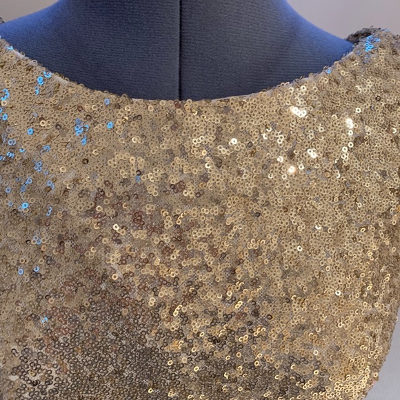 Christina Wu Celebration Sequin Gown, Size 8 - Picture 5 of 10